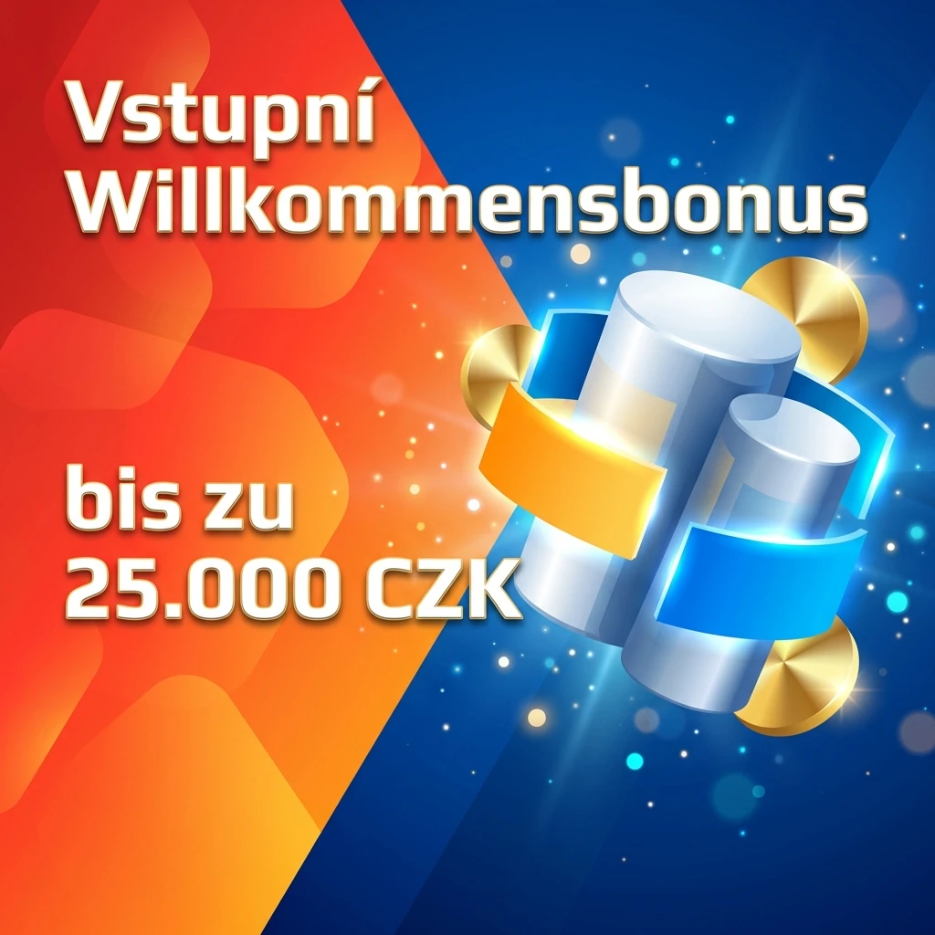 Vstupní Willkommensbonus bis zu 25.000 CZK
